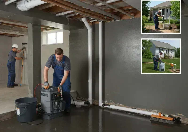 Basement Waterproofing and Flood Prevention process in Isle of Wight County, VA